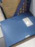 齐心(Comix) A4/80页资料册文件活页收纳册插袋档案文件夹学生试卷科目收纳袋文件保护 配外壳 蓝色NF80AK-1 实拍图