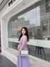 CAKNLS&KALRY轻奢包包女款2025年单肩包斜挎女包520情人节生日礼物送女友老婆 蓝色 礼盒装 实拍图