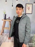 JEEP SPIRIT吉普棉衣男外套棉服男士冬季新款加厚夹克袄子中青年学生户外邮 豆灰色 XL (120斤-135斤) 实拍图