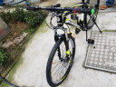欧拜克 山地车双碟刹异型车架变速破风男女学生自行车 X1-21速破风轮-黑黄 晒单实拍图