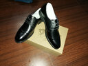 七匹狼男鞋商务男士休闲皮鞋夏季新款正装鞋男士皮鞋西装鞋通勤德比鞋 黑色 40 实拍图