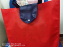 传臣无纺布袋定制手提袋定做环保袋广告宣传袋子折叠购物袋收纳礼品袋制作现货印字logo加急 大红色-(竖向5个)-折叠款 竖向-折叠款(32X40X10CM)推荐款式 实拍图