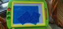 琪趣超大号磁性画板儿童写字板宝宝学习绘画涂鸦板婴幼儿玩具1一2-3岁 44X36CM加厚款绿色8888A 配2笔+4模板+1画册+1工具 实拍图