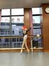 三沙成人芭蕾舞蹈袜子春夏女脚踩袜薄露脚底丝袜舞蹈大袜演出袜打底袜 粉色/露脚心 均码 实拍图