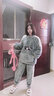 小情歌 情侣睡衣女冬季珊瑚绒加厚保暖男士加绒可外穿男女家居服套装 R4779 女装（护颈） L 实拍图