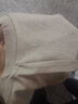 啄木鸟t恤男七分袖春秋季宽松潮流韩版夏季衣服男装学生体恤休闲打底衫 米色 M 实拍图