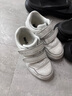 百丽童鞋儿童板鞋小白鞋男女童透气运动鞋春秋校园休闲鞋 白色31码 实拍图