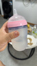 可么多么奶瓶新生婴儿宽口径硅胶防胀气宝宝奶瓶仿母乳奶瓶 粉色 250ml 实拍图