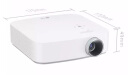 LG PF50KG 便携1080P高清小型投影仪家用无线家庭影院微型迷你智能手机投屏电视一体机投影机 白色 官方标配 晒单实拍图