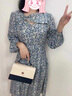 CAKNLS&KALRY轻奢包包女款2025年单肩包斜挎女包520情人节生日礼物送女友老婆 米白色 纪念日生日礼物送女友老婆礼盒装 实拍图
