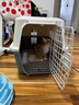 华元宠具（hoopet）猫狗航空箱宠物手提笼子宠物旅行箱车载猫包太空舱便携大号外出包 加固铁门日暮灰-20斤内含隔尿板 实拍图