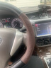 酷斯特日产方向盘套真皮奇骏天籁逍客骐达轩逸骊威楼兰蓝鸟劲客汽车把套 圆形-咖色【日产炭纤纹LOGO款】 实拍图