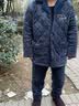 芬腾睡衣男冬季新款三层加厚夹棉加绒珊瑚绒大码保暖家居服套装 宝蓝240014 XL 实拍图