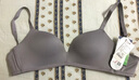 金三塔无钢圈文胸桑蚕丝聚拢光面舒适型小胸胸罩 优雅灰9309 80A 实拍图