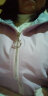 帝黛（DIDAI）外套女春秋新品女装冲锋运动中长韩版风衣女士秋装卫衣短夹克连帽 牛仔蓝8318 L建议（100-115）斤 实拍图