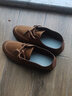 老北京布鞋男透气防滑耐穿爸爸鞋中老年一脚蹬帆布鞋休闲鞋工作鞋  系带驼色 41 实拍图