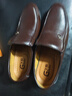 戈耐真牛皮商务正装皮鞋男士透气中年老年人防滑老人爸爸休闲男鞋子男 棕色 真皮 四季款 37 码(235mm) 实拍图