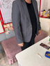 花花公子（PLAYBOY）西装男韩版修身男士休闲小西装外套上衣服潮流帅气职业西服套装男 灰色【一扣单件】 2XL 180 实拍图