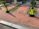 欧汉警示锥交通锥桶反光雪糕筒桶禁止停车路障标识塑料隔离墩 黄黑链条每2米单位 实拍图