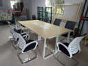 创戈 会议桌椅组合长桌简约现代办公桌员工培训桌洽谈桌办公家具 4.0米*1.4米（含14椅） 实拍图