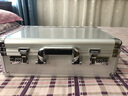 BORY 文件密码箱 手提保险工具箱 手提箱 A4文件箱小号公文箱 银色 铝箱420*300*150MM 实拍图