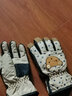 LTVT 儿童手套冬季保暖防寒棉手套  小孩手套 男童女童冬季滑雪手套防水五指卡通手套 1502卡其 L(适合8-12岁) 实拍图