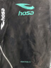 浩沙（hosa）游泳裤男士及膝五分平角泳裤防尴尬专业抗氯温泉泳裤 531黑色灰边（单条泳裤） XL （高175-185cm重75-85KG） 实拍图
