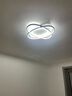 TCL吸顶灯led卧室灯具套餐全屋客厅灯饰阳台过道餐厅薄现代简约 涵双/35*2w/三色调光 实拍图