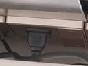 USP国际电工国际电工开关插座面板86型暗装二三插拉丝金色电脑墙壁电源插座 一开五孔单控/开关可控制插座 实拍图