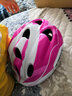 m-cro迈古溜冰鞋儿童轮滑护具护膝自行车滑板平衡车护具头盔7件套组合 粉色护具+可调头盔 S(25-40斤使用)2-5岁 实拍图