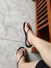 havaianasHavaianas哈唯纳Luna简约凉鞋女士夏一脚蹬绑带夹脚海边度假凉拖 0090-火耀黑 39 -40巴西码 实拍图