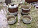 南山先生 枯山水功夫茶具套装日式高颜值陶瓷防烫旅行茶具快客杯干泡茶盘 枯山水旅行套装(双色款) 实拍图
