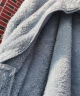 红豆居家睡衣女秋冬季法兰绒女士家居服拉链款套装可外穿 女-藕荷色170 实拍图