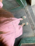 柚宏工装连体裤女季薄款2023新款连衣裤韩版宽松短裤套装小个子 粉红色 粉色 L 晒单实拍图