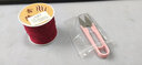 斌弟珠宝 72号玉线无弹力diy手工编织线手链手串珠宝线系吊坠首饰玉线配件0.8mm 酒红色 实拍图
