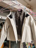 蕉下（beneunder）三合一冲锋衣LS19523女短外套风衣防风气绒保暖棉服 藤雾灰S 实拍图