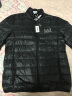 阿玛尼（ARMANI）奢侈品男装男装男士羽绒服轻薄保暖可收纳 10424黑色 M 实拍图