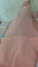 红豆睡衣女纯棉长袖套装全棉家居服纯色翻领开衫情侣睡衣 香橙粉165 实拍图