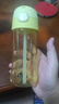 膳魔师（THERMOS） 水杯男女吸管杯小学生Tritan塑料杯子便携450ml F4011T 黄色 450ml 实拍图