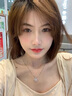 翰德思跳动的心项链女时尚锁骨链镶锆石浪漫送女友送老婆生日情人节礼物 跳动的心【贺卡刻字联系客服】 实拍图
