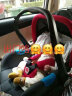 阿罗德（arod）提篮式新生婴儿童安全座椅便携汽车用宝宝摇睡篮0-15个月 精灵盾 波尔红 晒单实拍图