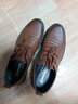 稻草人男鞋真皮鞋男士商务休闲鞋2025秋冬季正装透气耐磨舒适软皮面鞋子 6391棕色 42 实拍图