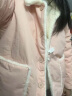 雅黛丝薇 羊羔绒外套女秋冬2021年新款女装韩版两面穿短款加绒加厚毛毛绒棉衣棉服冬季外套潮 淡粉肤外套 S 晒单实拍图