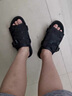 维斯威姆（Vxsvxm）男士凉拖鞋男女潮流牌韩版休闲外穿男生一字拖情侣防滑沙滩鞋凉鞋 vxsvxm纯黑 42 实拍图