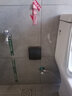 Puxi86型开关防水罩粘贴式超薄浴室浴霸开关面板防水罩家用透明防水盒 粘贴式86型开关防溅盒【黑色】 实拍图