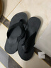LBEL人字拖男夏季 居家防滑拖鞋男 韩版潮流沙滩凉拖鞋 黑色 45(XL) 实拍图