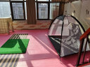 PGM 室内高尔夫练习网 切杆练习网 挥杆练习器材 帐篷式击球网 2米黑色网+打击垫+随机铁杆 实拍图