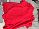 美莎尼短袖t恤女显瘦2023夏装新款韩版印花百搭纯棉体恤上衣女 红色【时尚】 L 建议98-115斤 实拍图