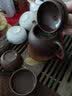 古往今来 宜兴原矿纯全紫砂壶名家手工泡茶壶家用功夫茶具套装 紫泥西施壶 300ml 周翔 截盖大西施 实拍图