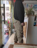 JEEP SPIRIT工装裤男秋冬休闲裤男耐磨多口袋长裤子男士时尚潮流宽松束脚裤男 卡其色 32 （155-165斤) 实拍图